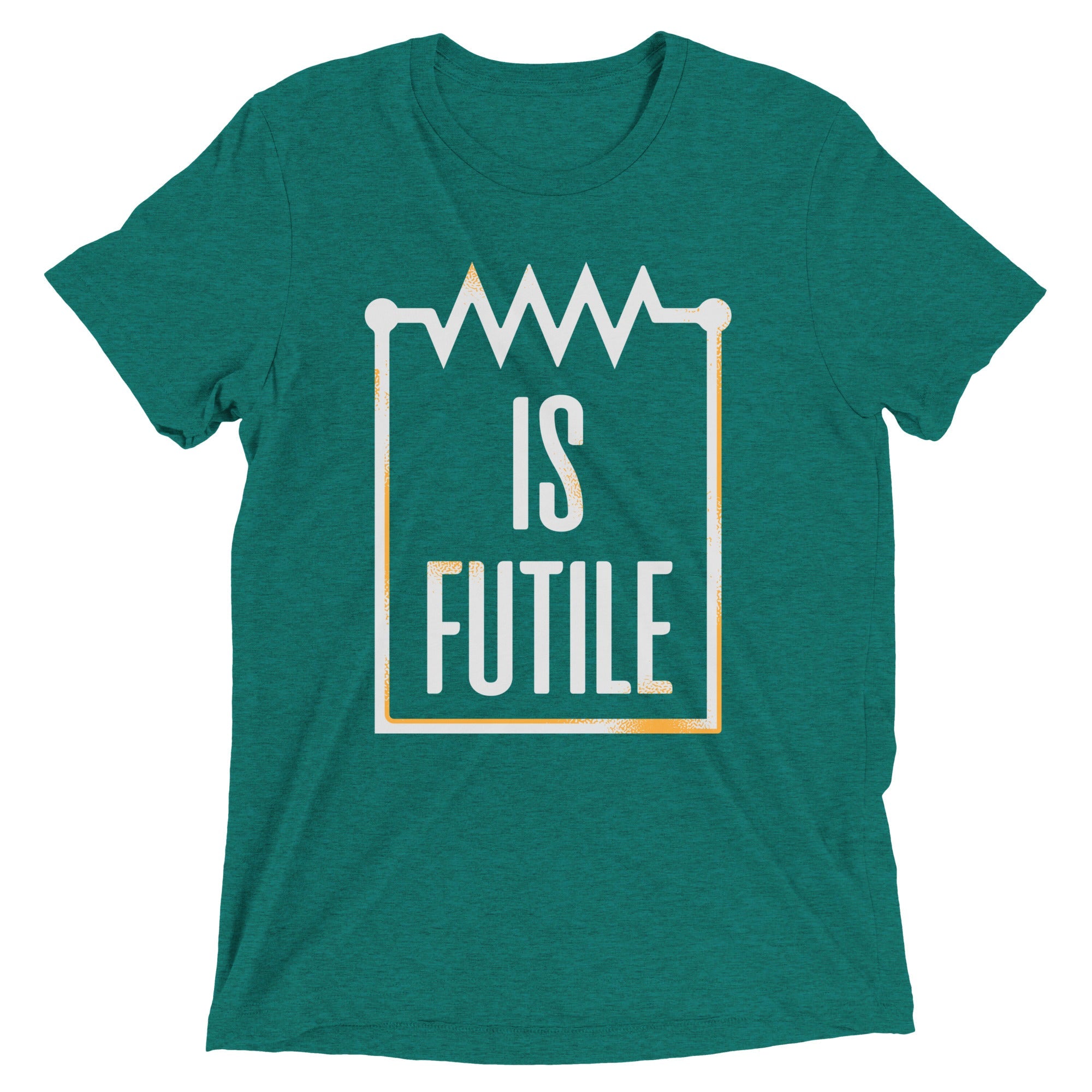 Resistor Is Futile Men's Tri-Blend Tee Hoodie, Sweatshirt | PureTeeCo.com (Image 2)