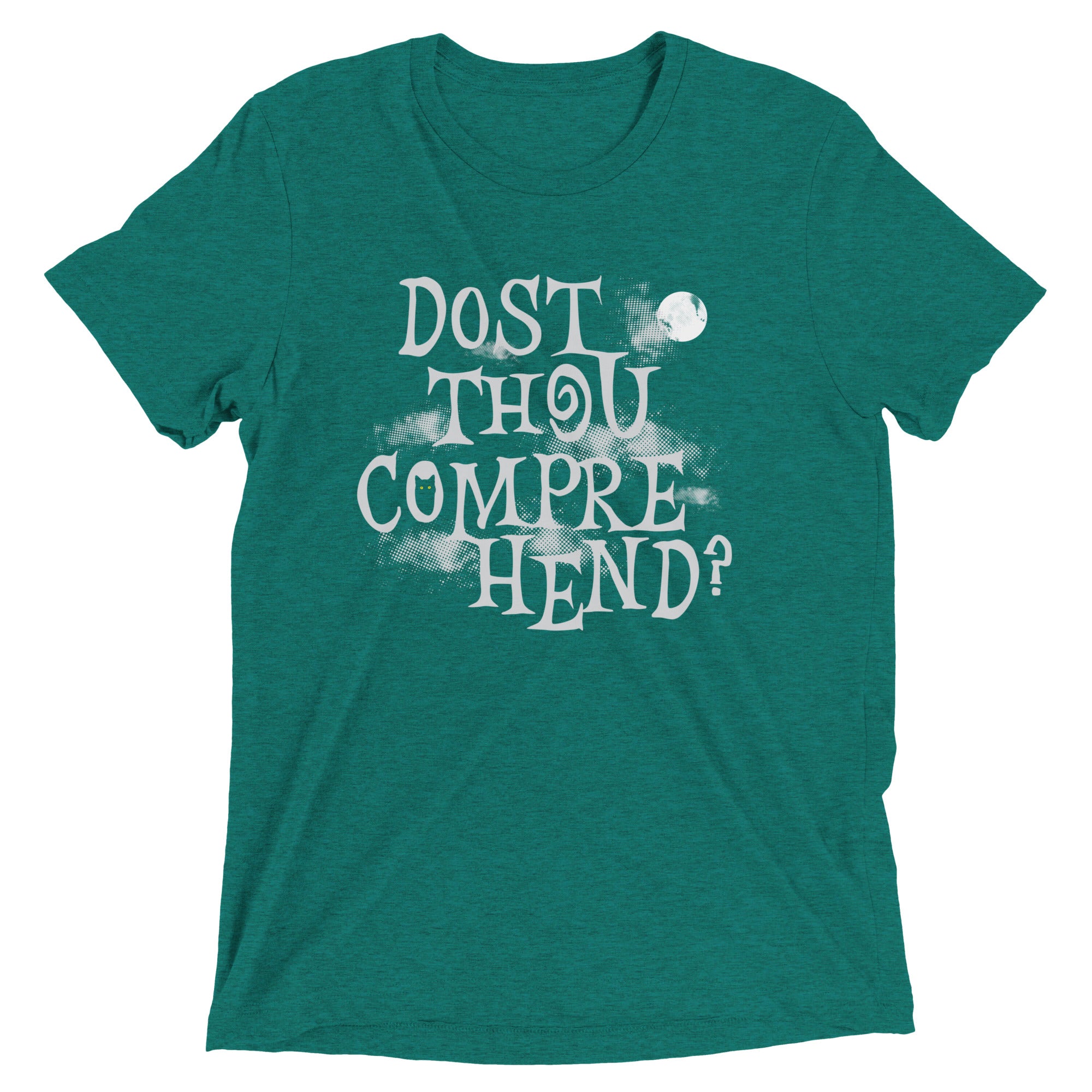 Dost Thou Comprehend? Men's Tri-Blend Tee Hoodie, Sweatshirt | PureTeeCo.com (Image 3)