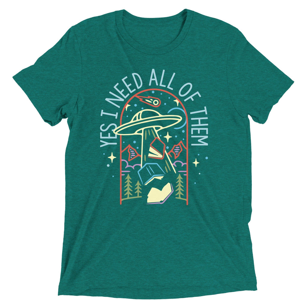 Yes I Need All Of Them Men's Tri-Blend Tee Hoodie, Sweatshirt | PureTeeCo.com (Image 4)