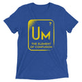 The Element Of Confusion Men's Tri-Blend Tee Hoodie, Sweatshirt | PureTeeCo.com (Image 1)