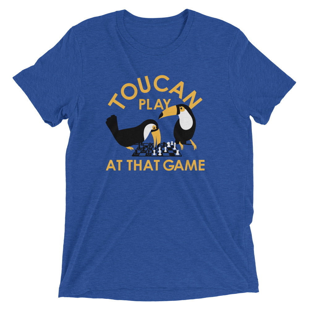 Toucan Play At That Game Men's Tri-Blend Tee Hoodie, Sweatshirt | PureTeeCo.com (Image 1)