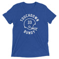 Touchdown Bundy Men's Tri-Blend Tee Hoodie, Sweatshirt | PureTeeCo.com (Image 1)