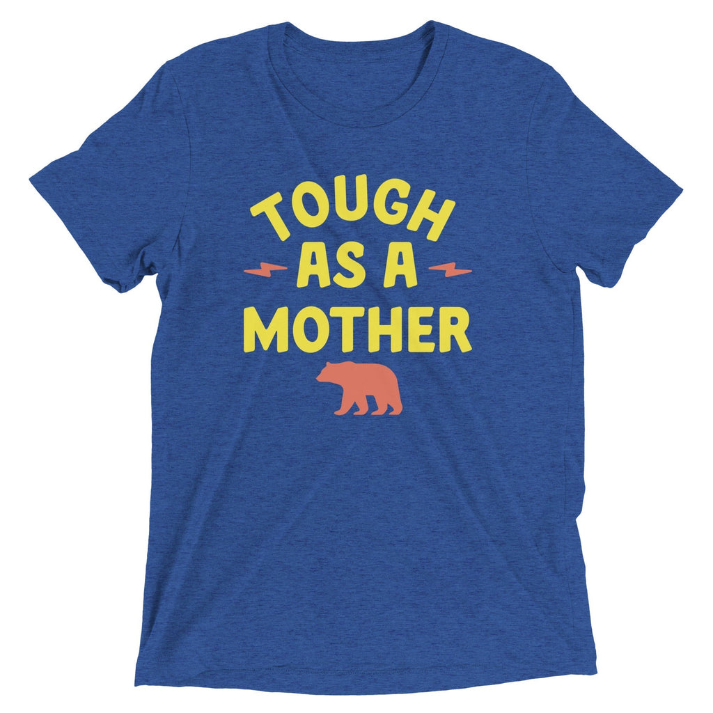 Tough As A Mother Men's Tri-Blend Tee Hoodie, Sweatshirt | PureTeeCo.com (Image 4)