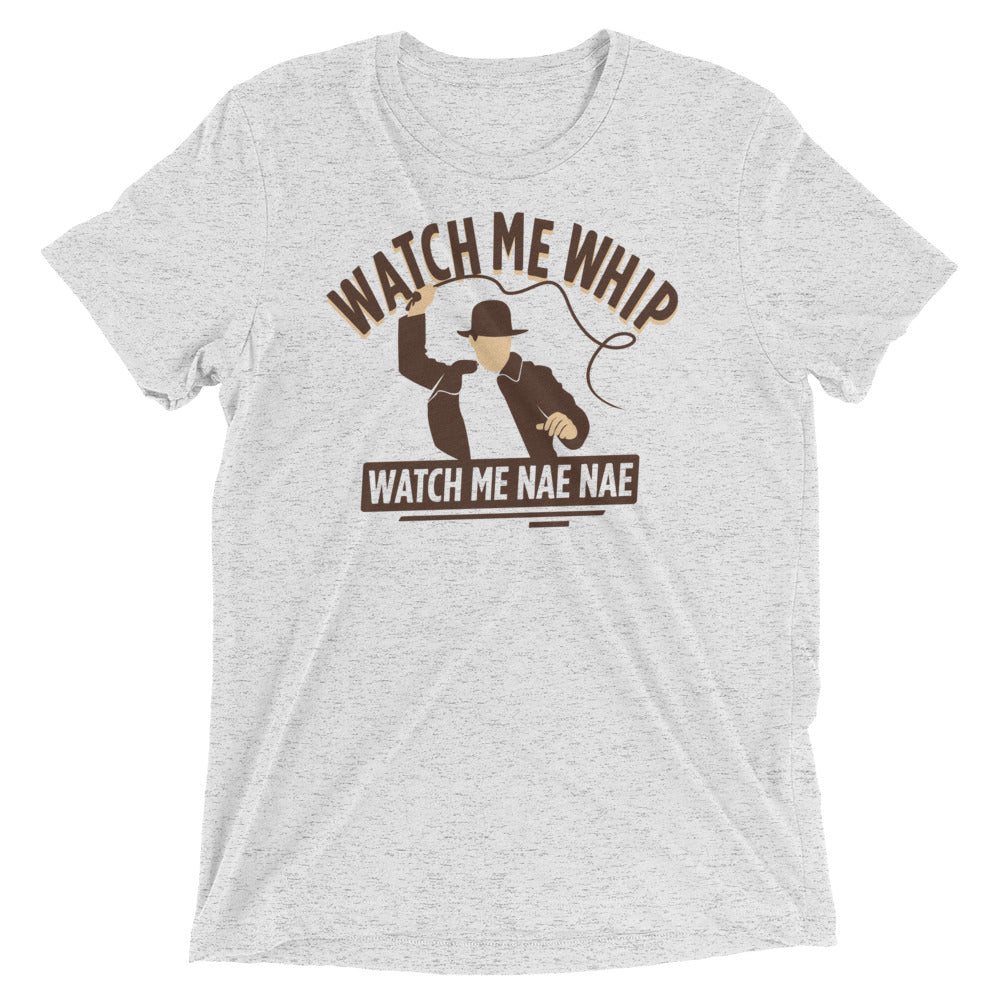 Watch Me Whip Men's Tri-Blend Tee Hoodie, Sweatshirt | PureTeeCo.com (Image 4)