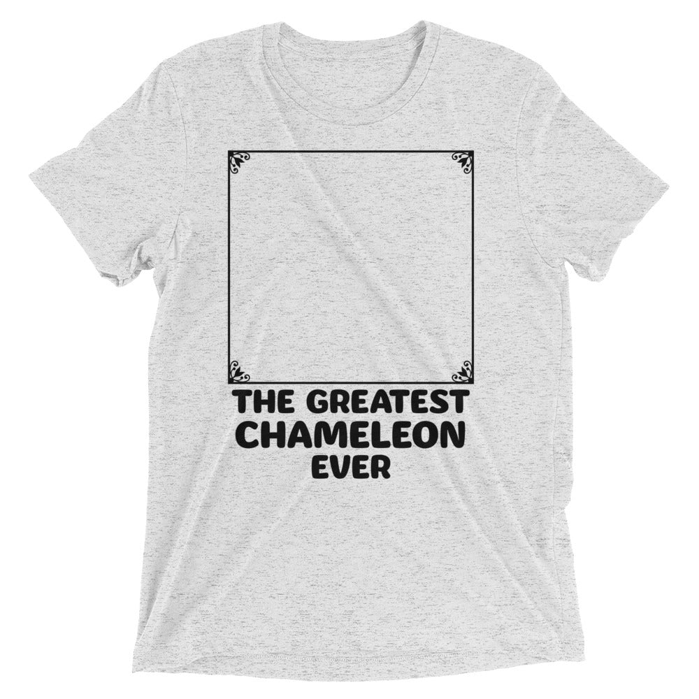 The Greatest Chameleon Ever Men's Tri-Blend Tee Hoodie, Sweatshirt | PureTeeCo.com (Image 5)