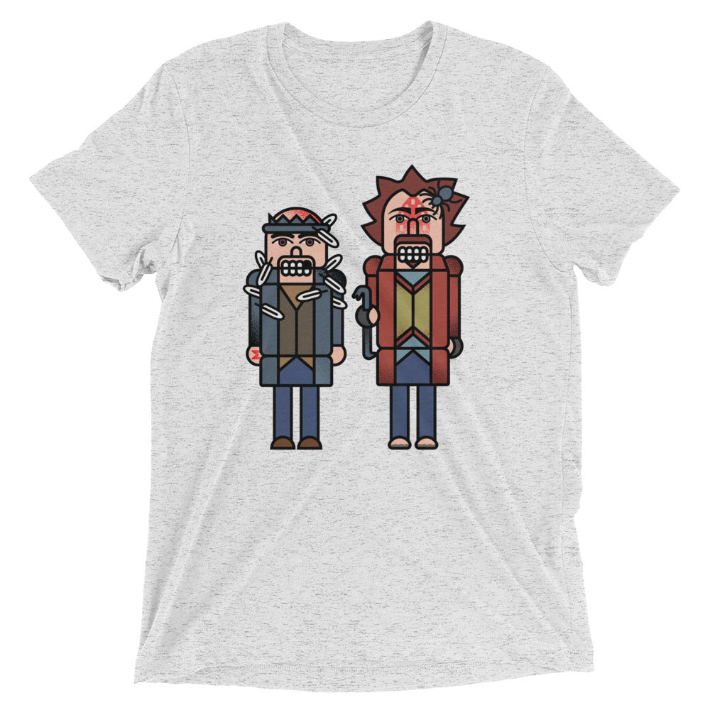 The Nutcrackers Men's Tri-Blend Tee Hoodie, Sweatshirt | PureTeeCo.com (Image 5)