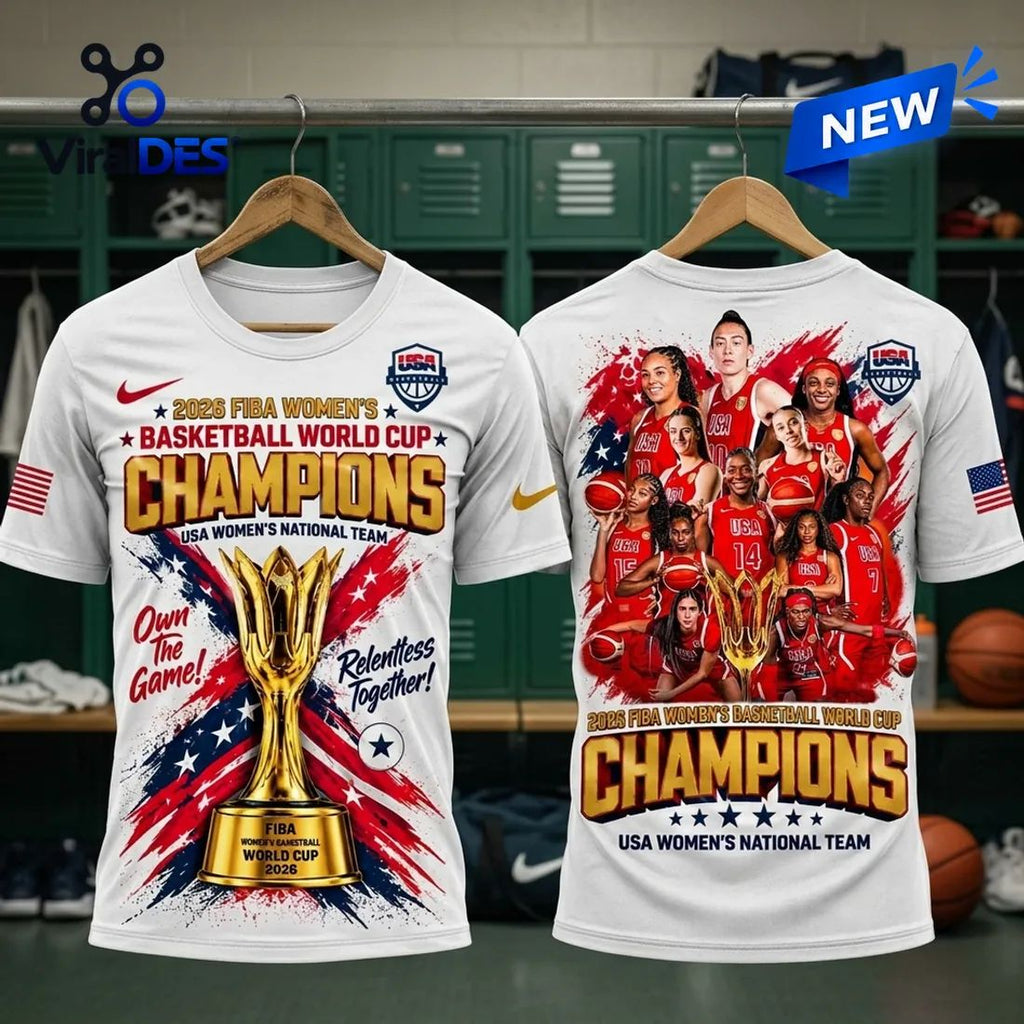 USA Women’s Basketball 2026 World Cup Champions Shirt