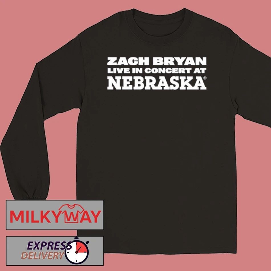 Zach Bryan Nebraska 2026 Show shirt