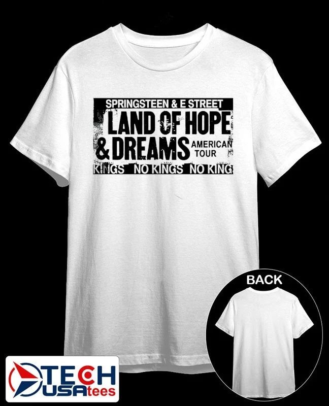 Springsteen and The E Street Band 2026 Land of Hope and Dreams American Tour shirt
