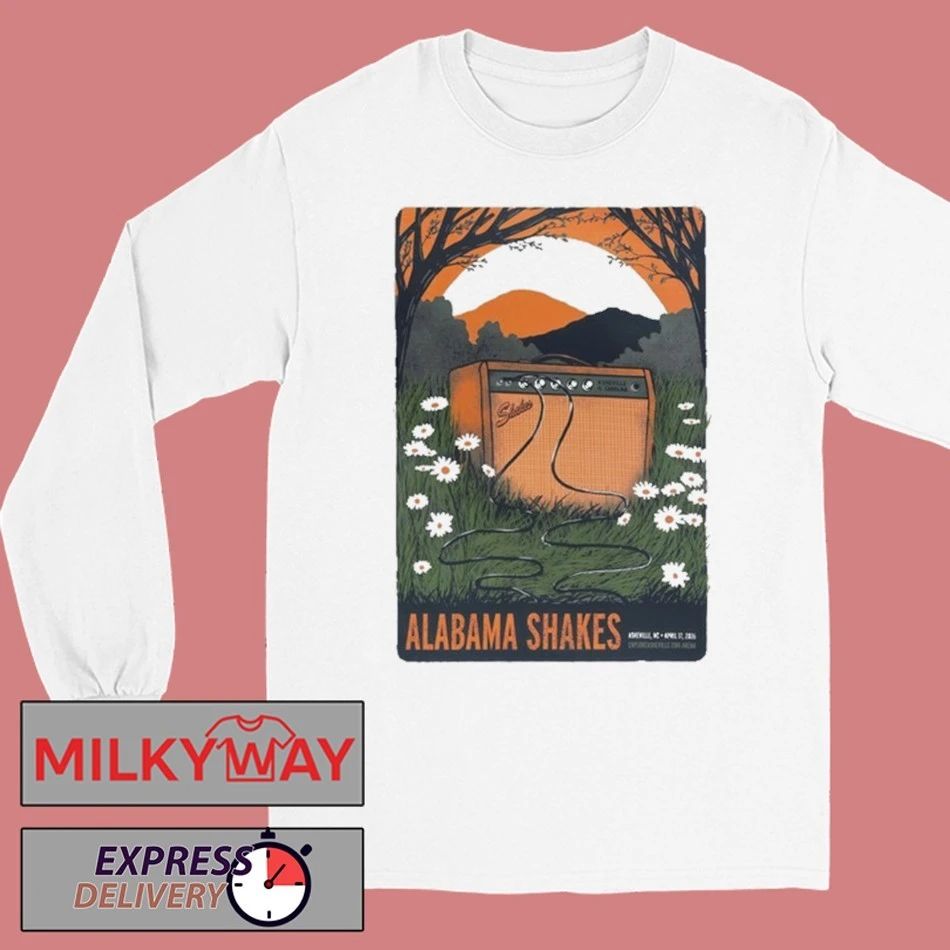 Alabama Shakes Asheville NC Tour On Apr 17 2026 Shirt