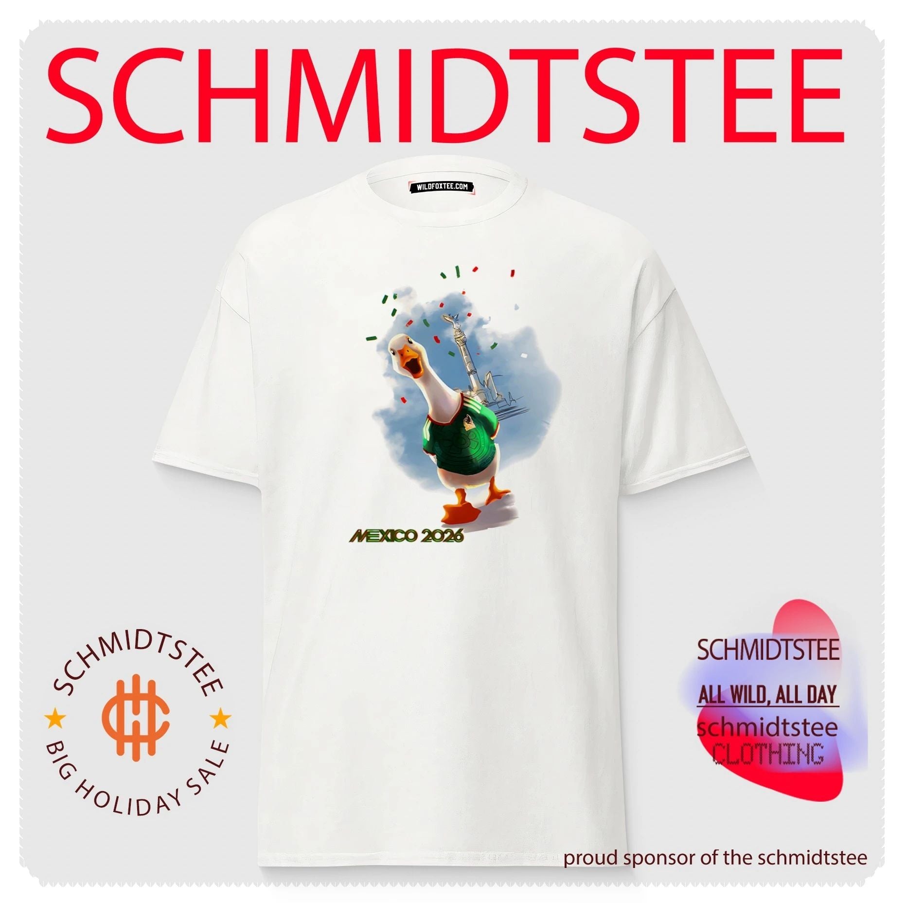 Goose Mascot Mexico 2026 Shirt