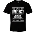 Buy A Lincoln Continental Happiness Car Lover T Shirt