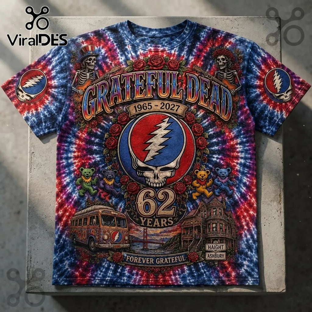 Grateful Dead Haight Ashbury 1965-2027 Anniversary Shirt