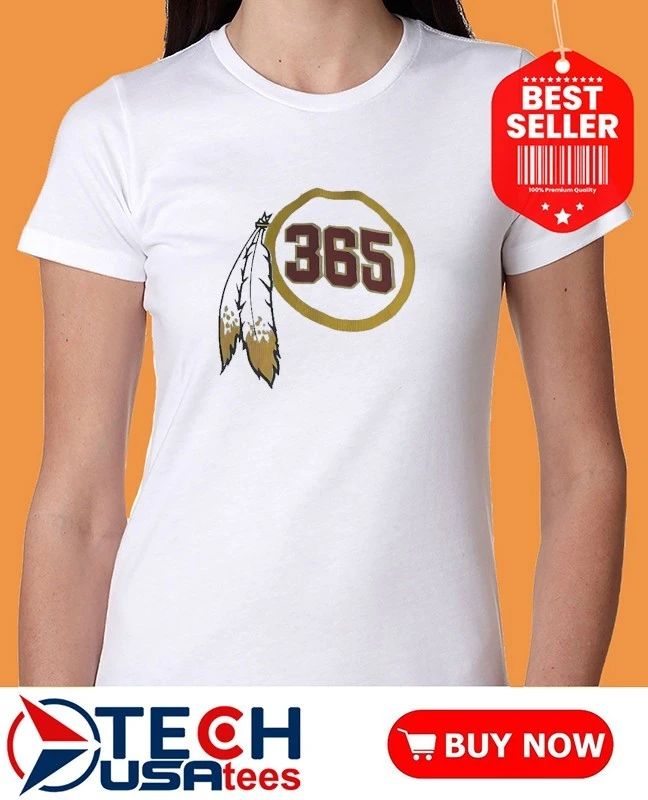 Washington Redskins 365 logo shirt