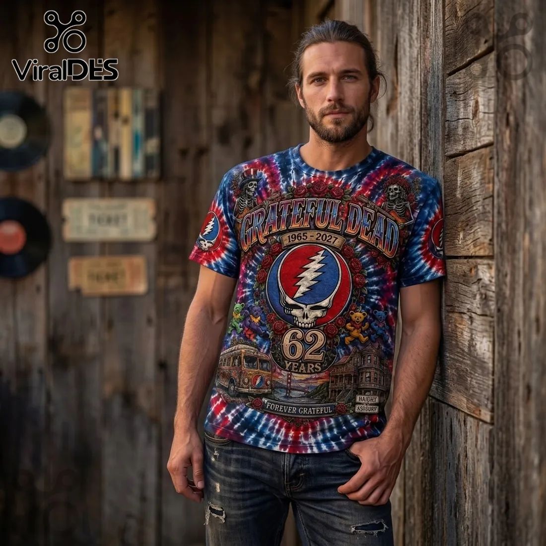 Grateful Dead Haight Ashbury 1965-2027 Anniversary Shirt