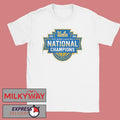 UCLA Bruins 2026 NCAA Women’s Basketball National Champions Fast Lock Logo White T-Shirt