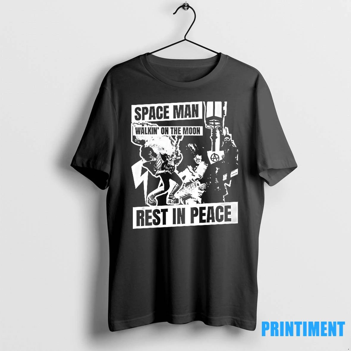 Space Man Walkin On The Moon Rest In Peace Tshirts Sweater