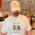 Born to jest force to joust graphic shirt