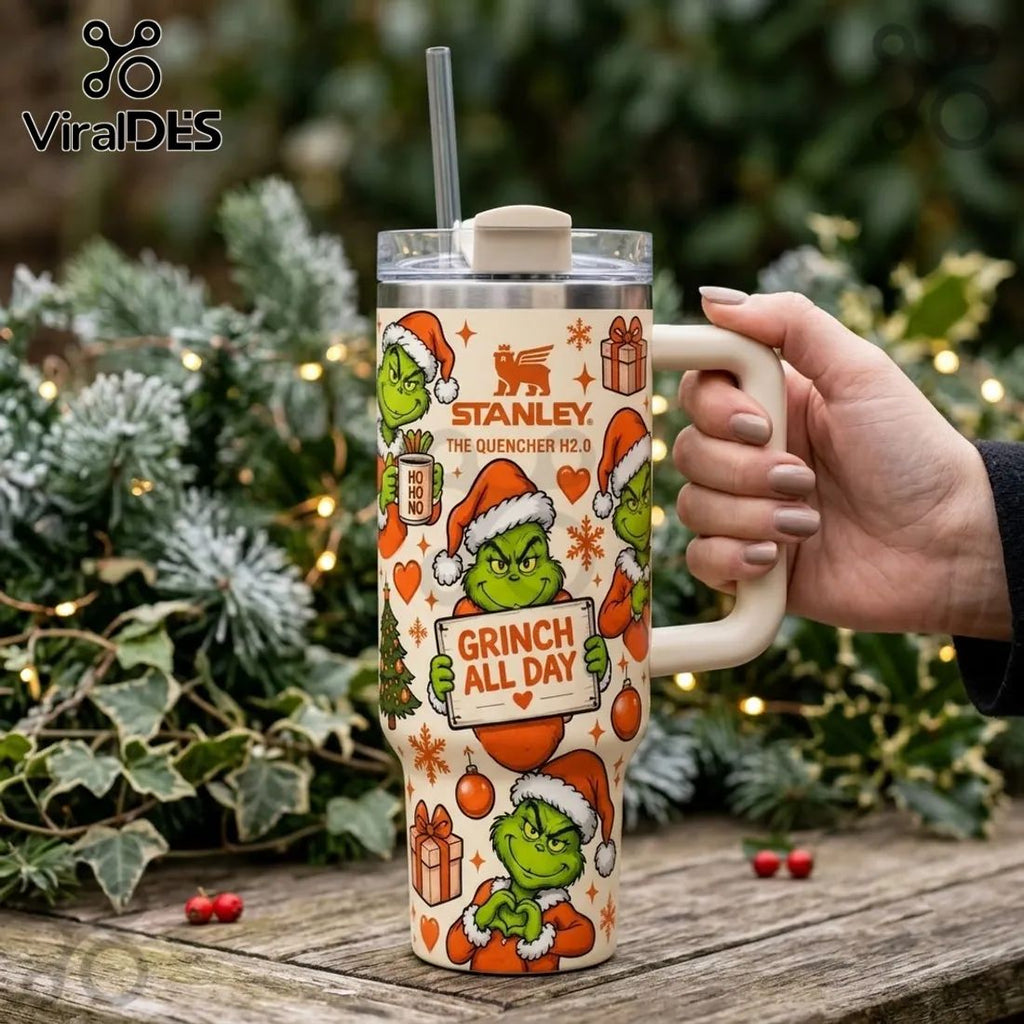 The Grinch Holiday 40oz Stanley FlowState Tumbler