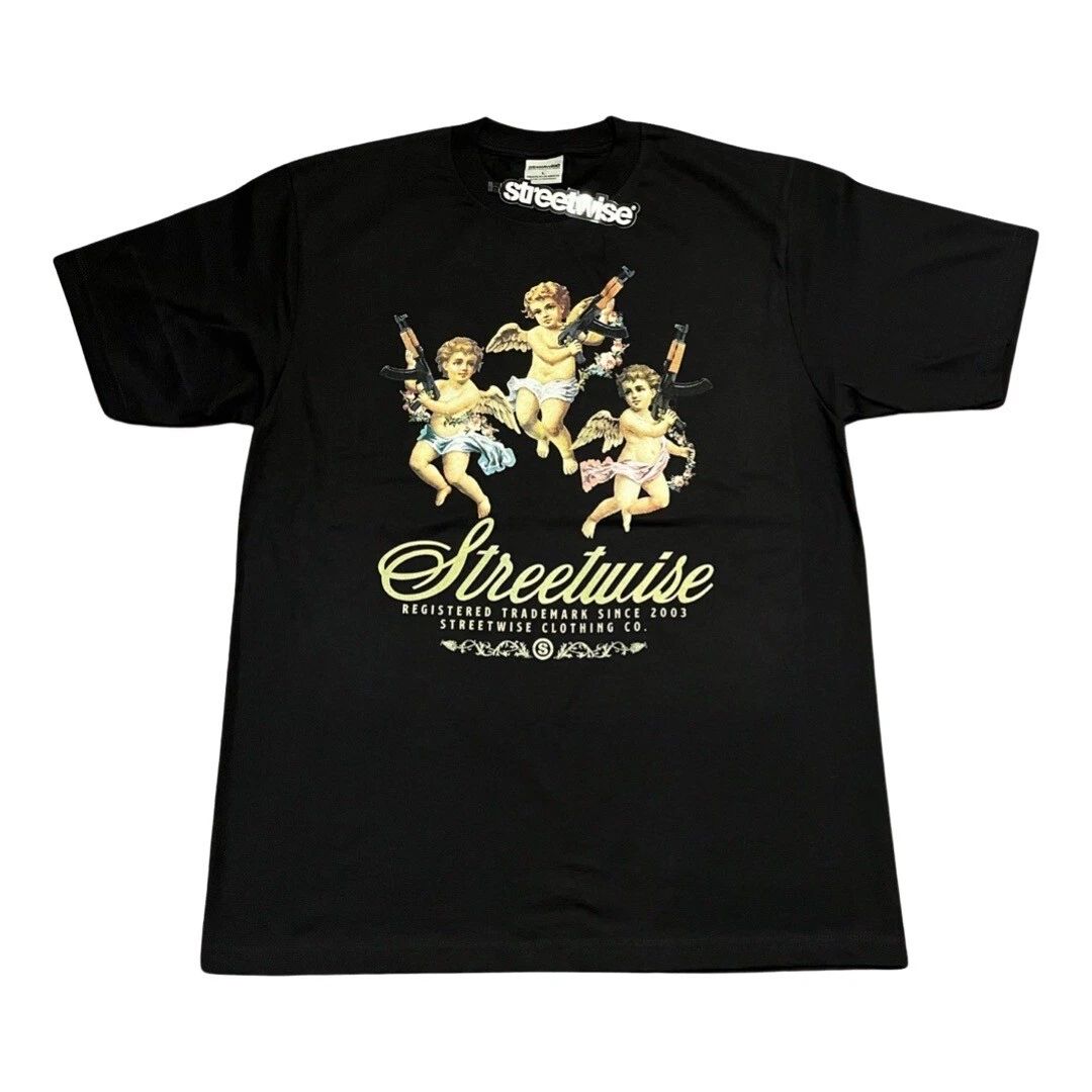 Streetwise Los Angels Black Shirt Black Streetwear Urban Fashion Shirt