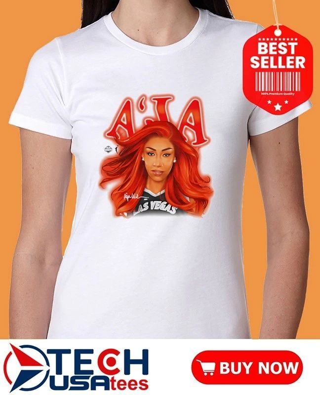 A’ja Wilson Las Vegas Aces WNBA 2026 signature shirt