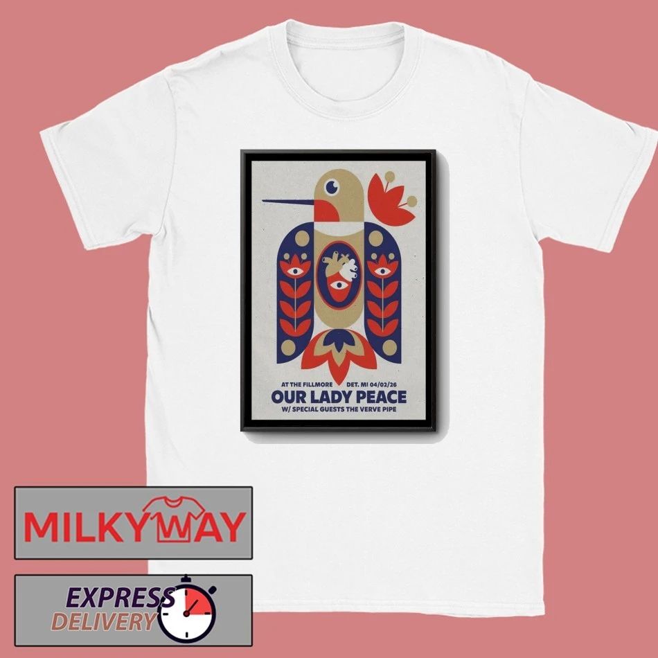 Poster Apr 2 2026 Our Lady Peace Detroit, MI shirt