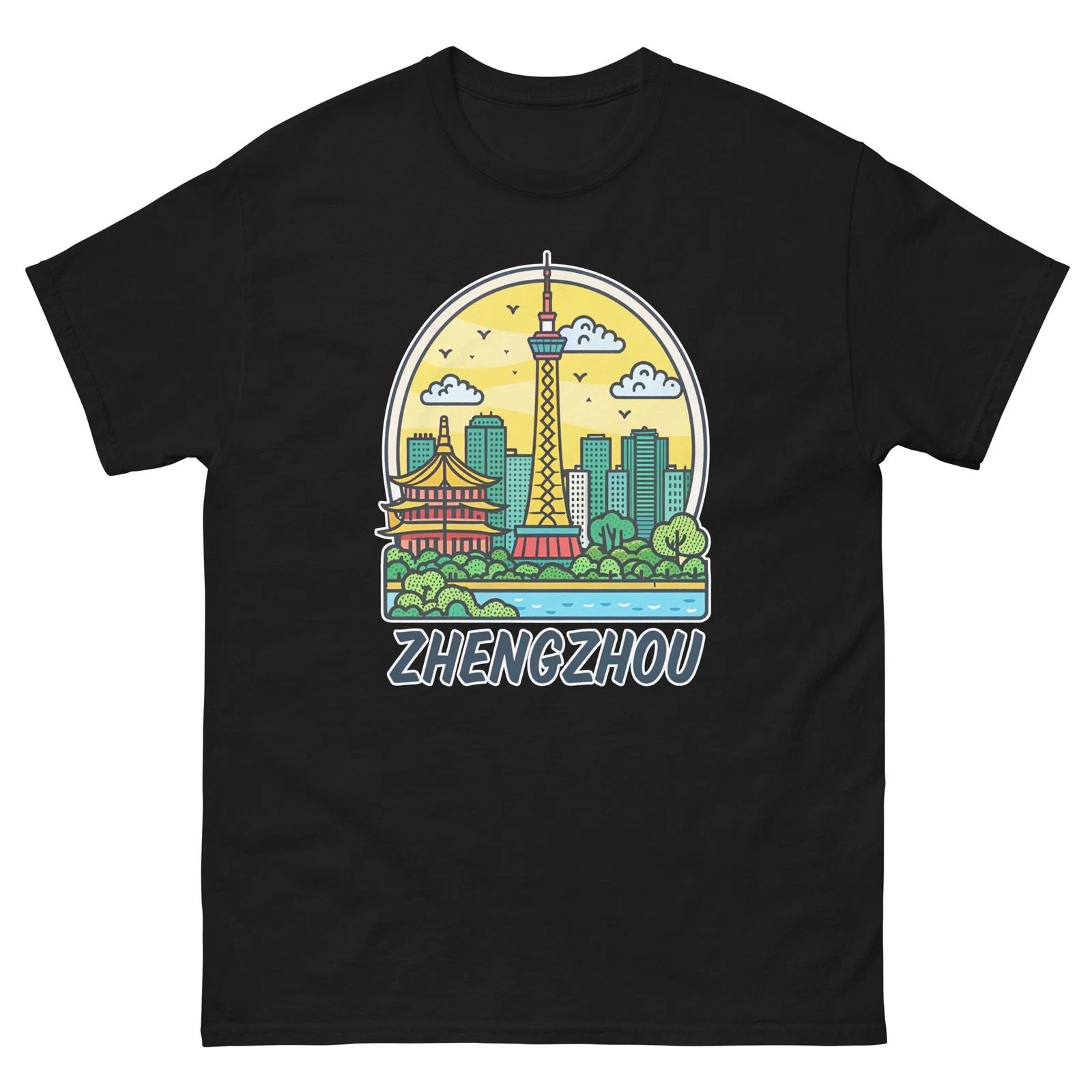 Zhengzhou World Travel Urban Area City T-Shirt