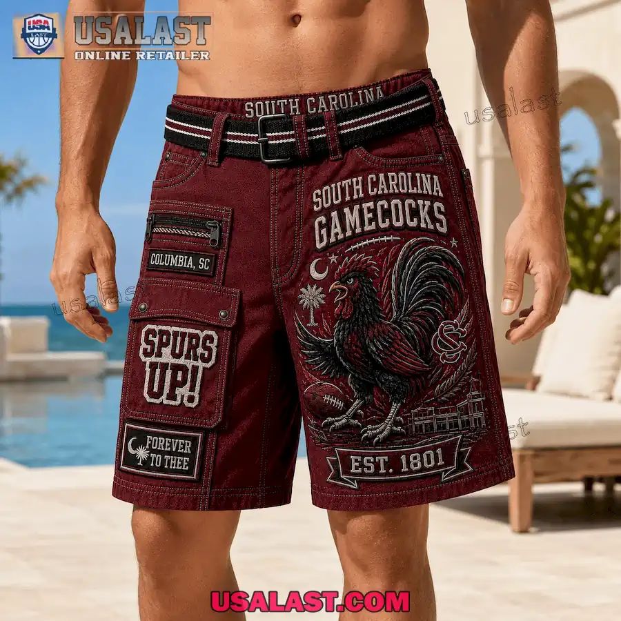South Carolina Gamecocks Spurs Up Men Cargo Short