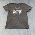 Volcom T Shirt Mens Medium Gray Graphic Print Americas First Boarding Company