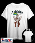 True to Atlanta Hawks skyline shirt