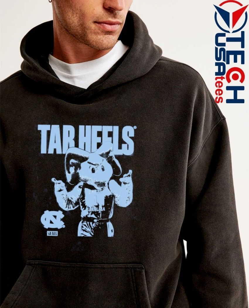 North Carolina Tar Heels mascot mode vintage shirt
