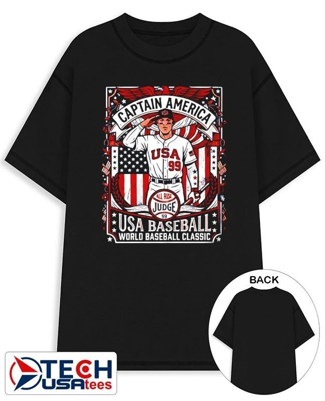 Aaron Judge Captain America USA Baseball World Baseball Classic shirt