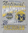Michigan Wolverines 2026 NCAA Men’s Basketball National Champions vintage shirt