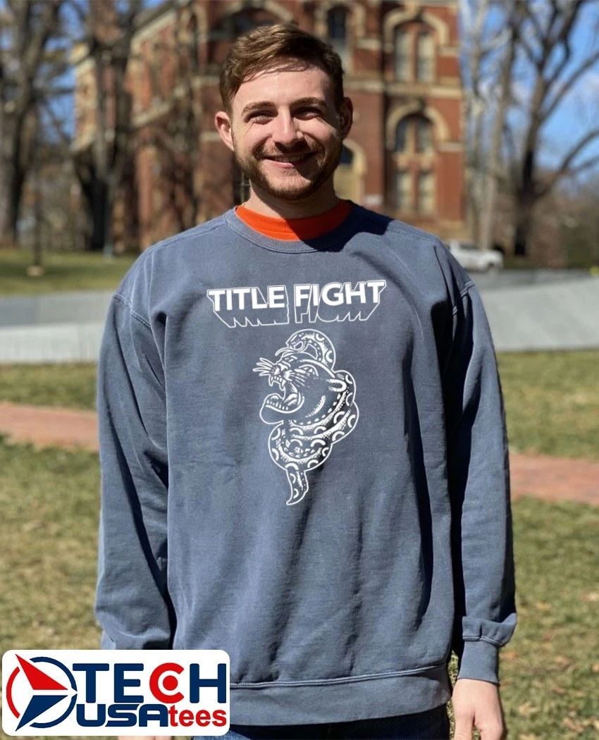 Title fight snake vs leopard shirt