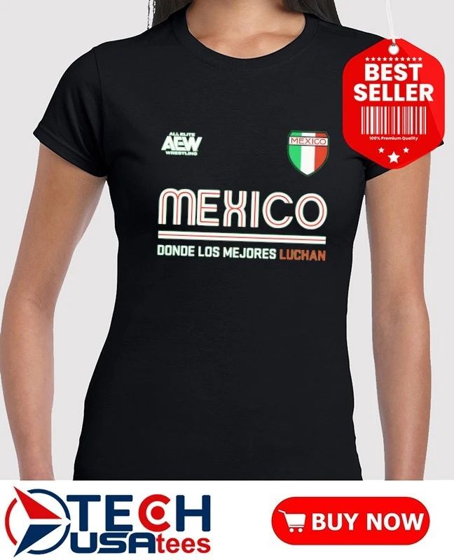 AEW Tournament Soccer Mexico where the best wrestle shirt