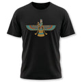 Faravahar Zoroastrian Winged Symbol T-Shirt | Ancient Persian Graphic Tee | V1