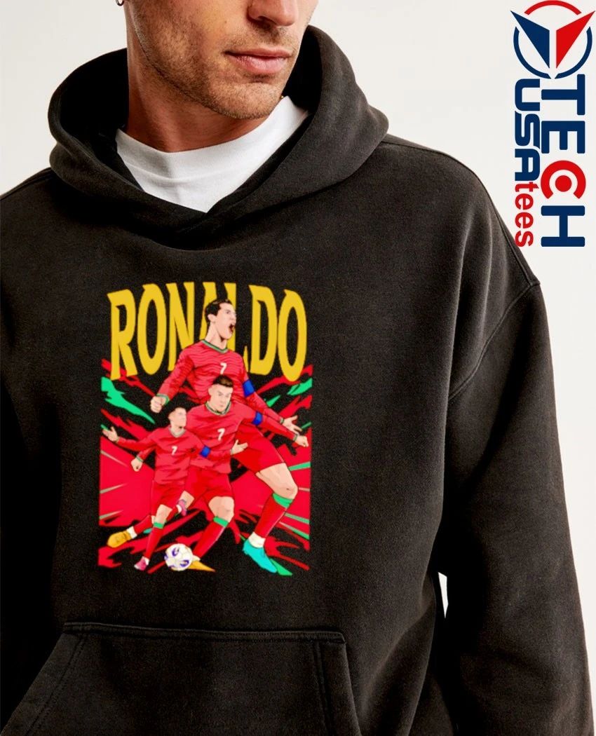 Cristiano Ronaldo No. 7 Portugal FC art shirt