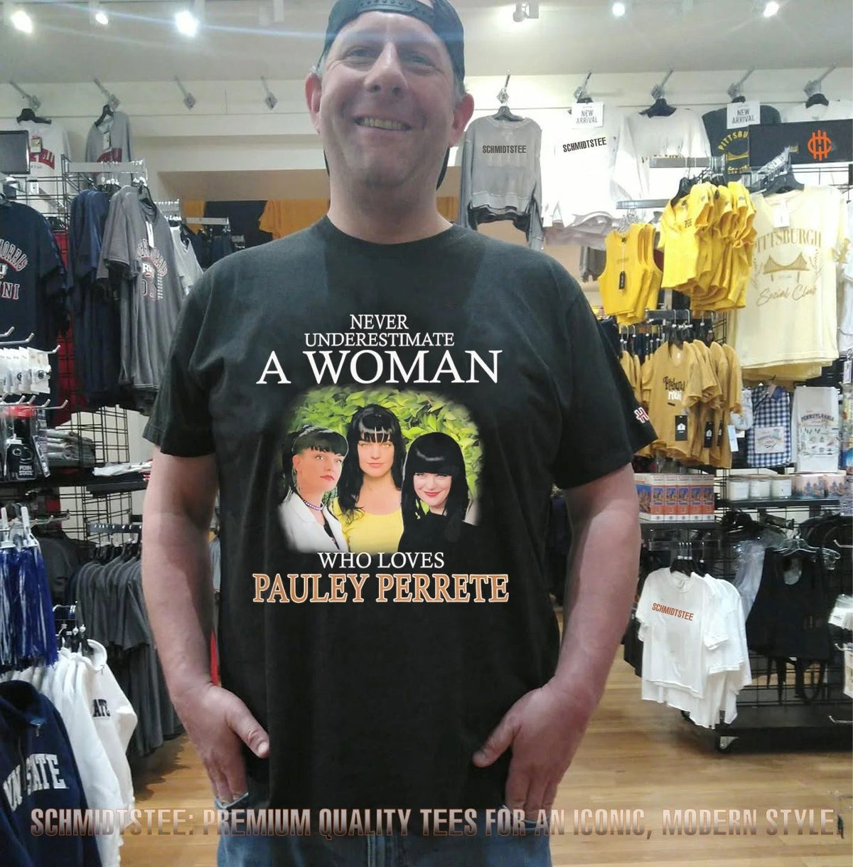 Never underestimate a woman who loves Pauley Perrete shirt