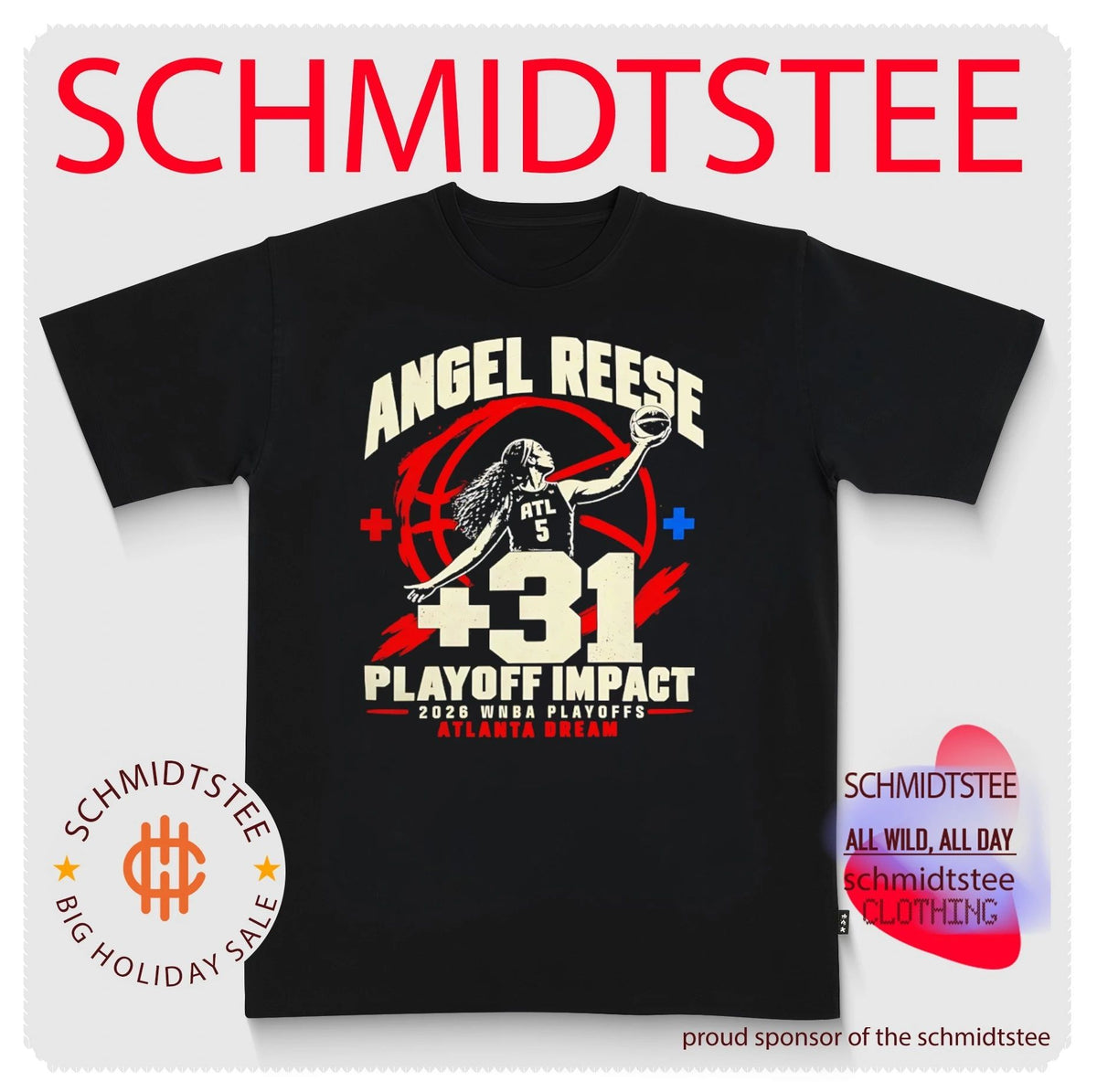 Angel Reese Atlanta Dream 2026 WNBA Playoffs Next Stop Semifinals shirt