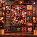 Clemson Tigers Custom Frame Light Box