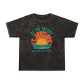 Be The Energy Unisex Mineral Wash T-Shirt - Vibrant Sunset Design
