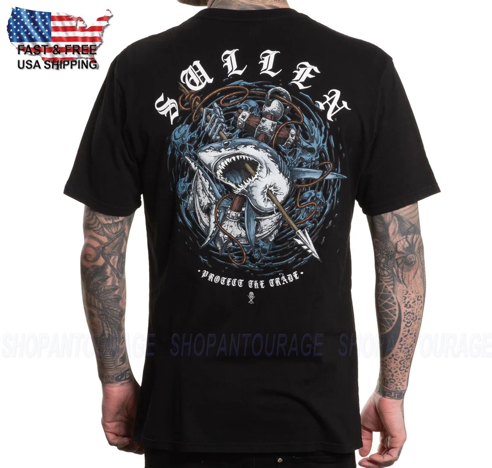 Sullen Art Collective Speared Premium Fit SCM7272 Short Sleeve T-shirt For Men