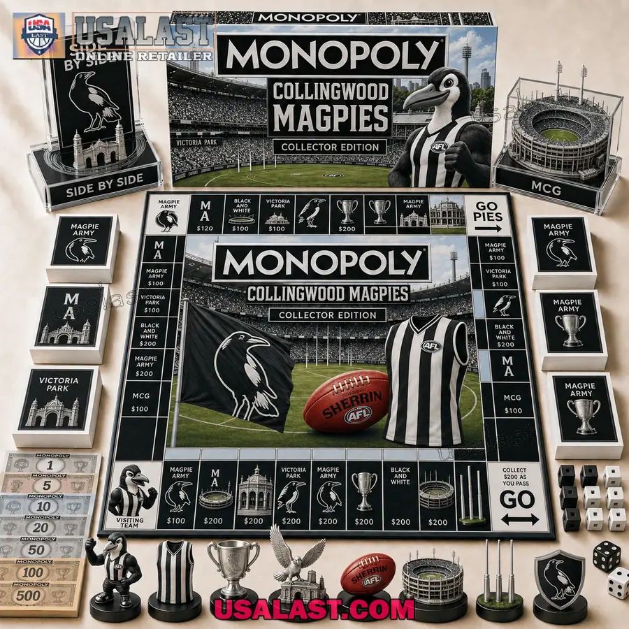 Collingwood Magpies Collector Edition Monopoly Board Game 2026