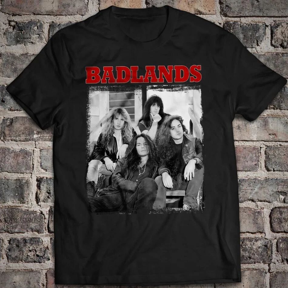 Badlands Classic Band Rock Music T-Shirt Cotton For Men Women UU463