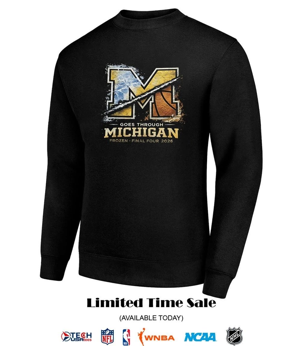 Goes through Michigan Wolverines Frozen Final Four 2026 shirt