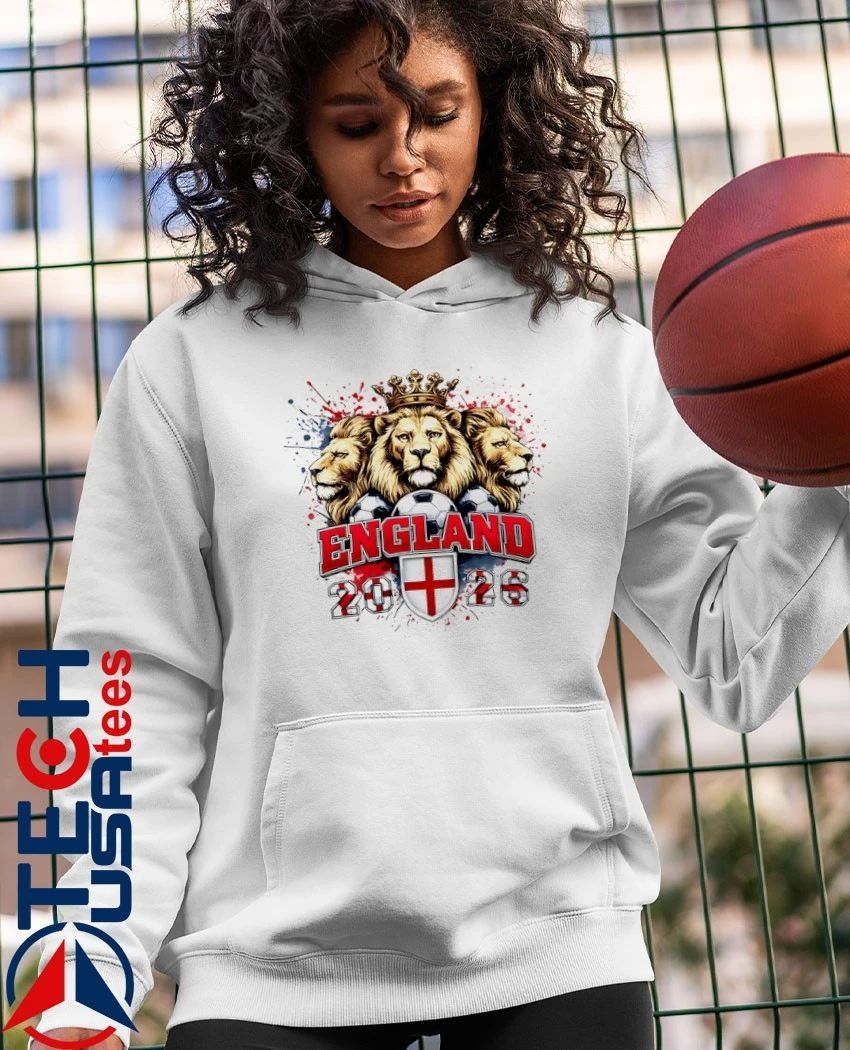 England World Cup 2026 Three Lions shield shirt