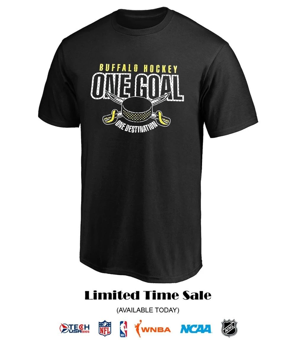 Buffalo Sabres Hockey one goal one destination shirt