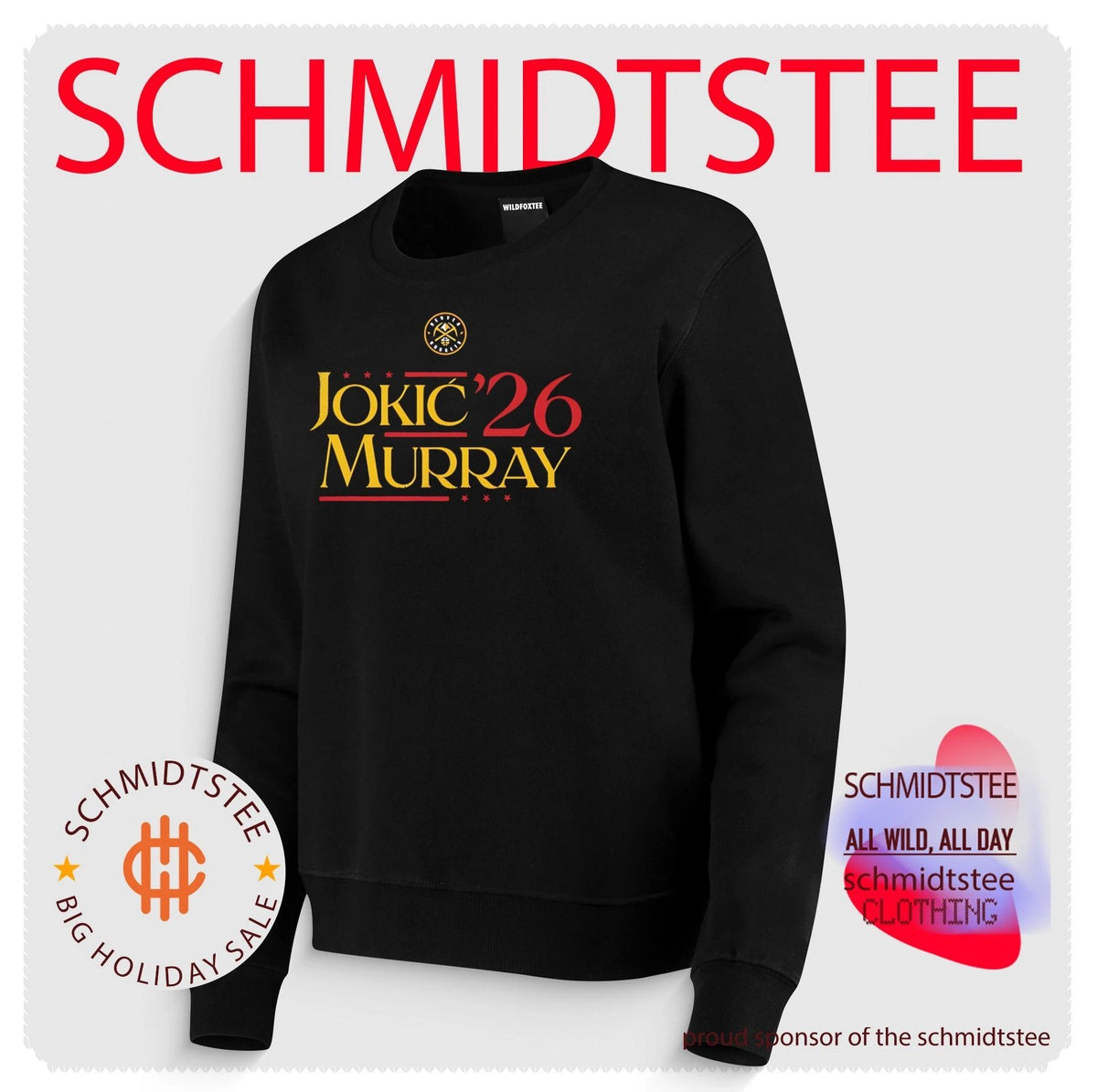 Nikola Jokic and Jamal Murray Denver Nuggets Campaign 2026 shirt