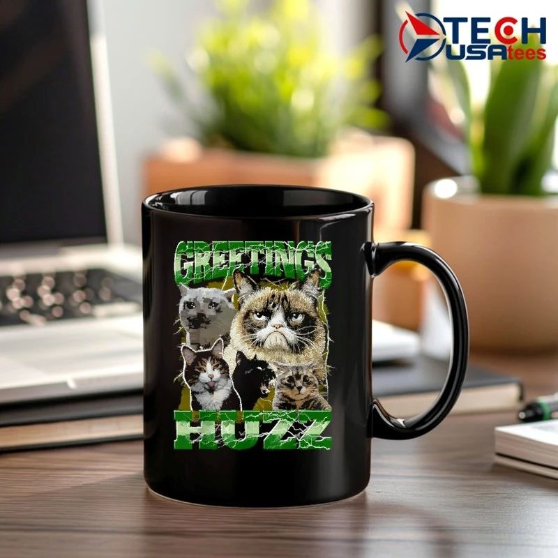 Greetings Huzz graphic shirt