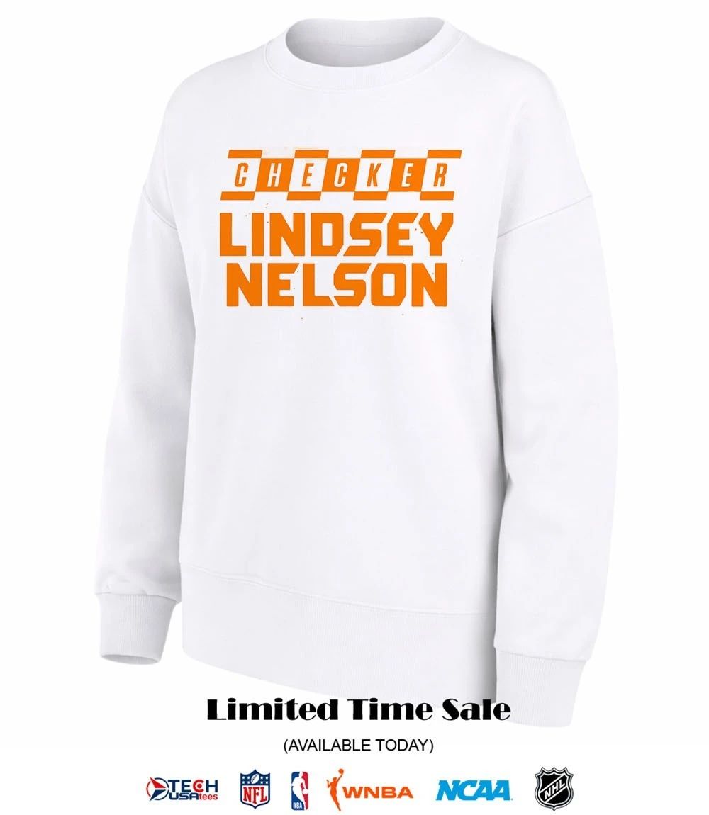 Checker Lindsey Nelson Tennessee Volunteers Baseball shirt